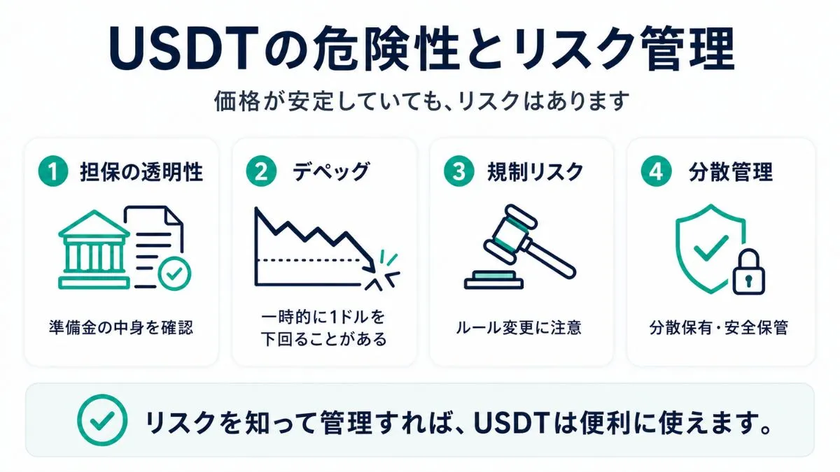 USDTの危険性とリスク管理
