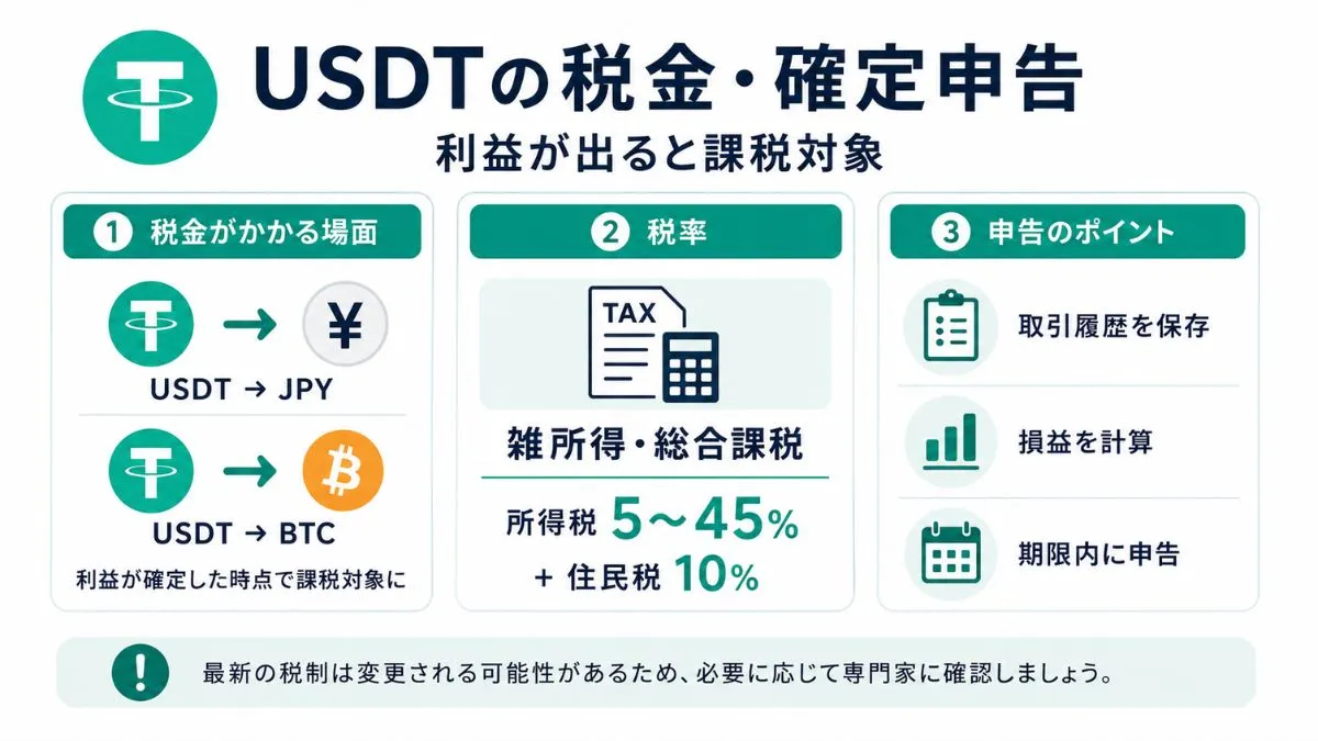 USDTの税金・確定申告