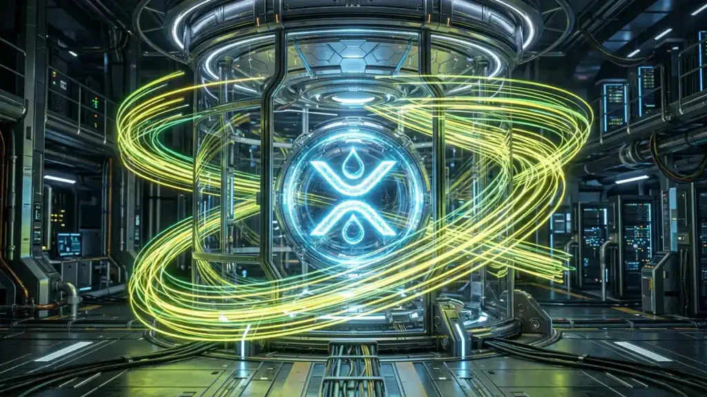 浮遊するXRPトークンがあるコアデータ保管庫