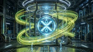 浮遊するXRPトークンがあるコアデータ保管庫
