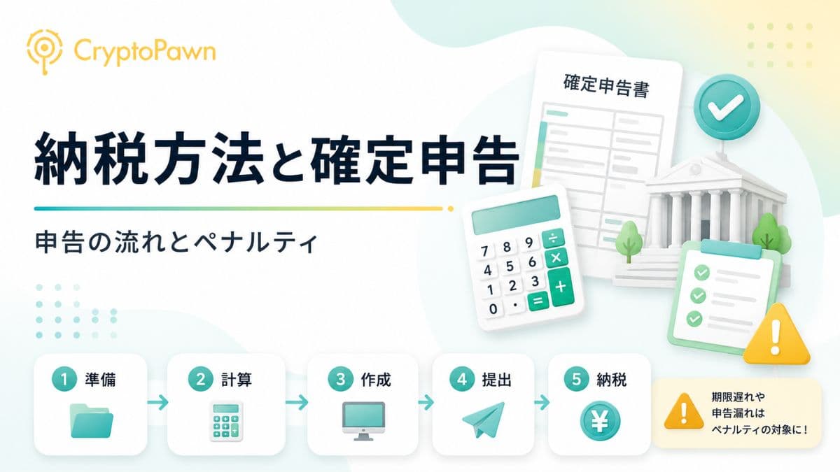 仮想通貨の納税方法と確定申告