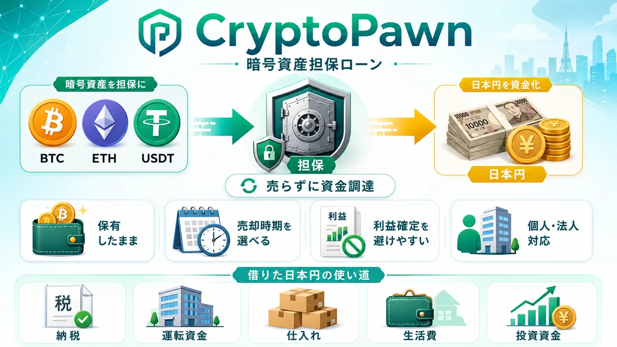 cryptopawnの仕組み、メリット解説