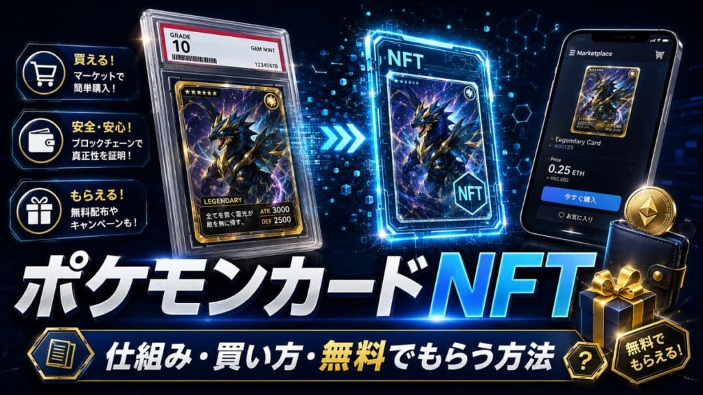 ポケモンカードNFTの仕組みと買い方