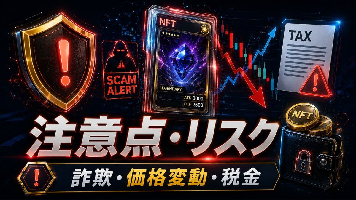 ポケモンカードNFTの注意点