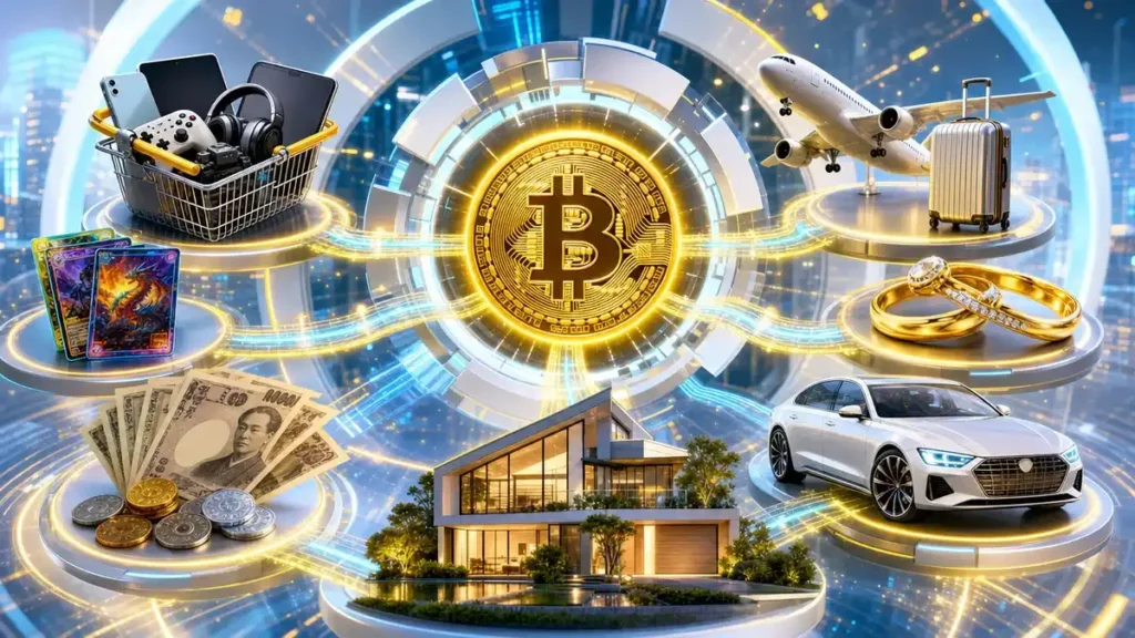 ビットコインが日常の支払い、資金確保、大きな買い物をつなぐ。