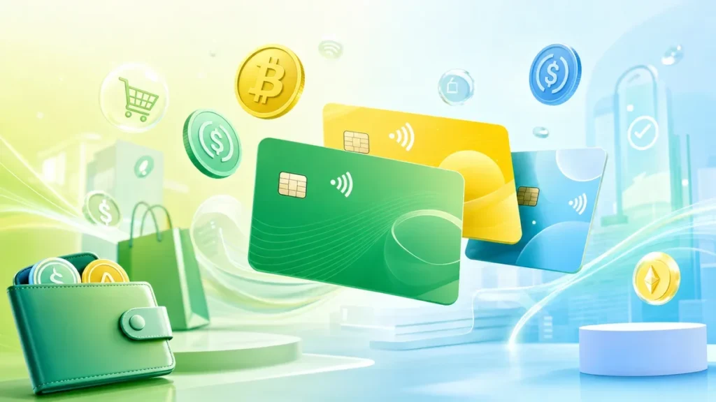 Crypto cards for daily spending overview