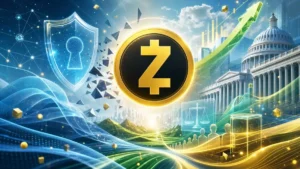 成長期待と不確実性を表した、記事全体向けのZEC今後イメージ。