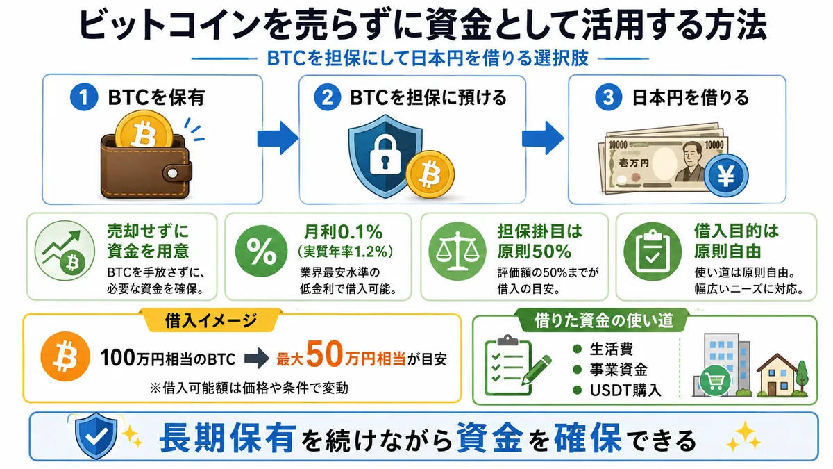 ビットコインで資金調達