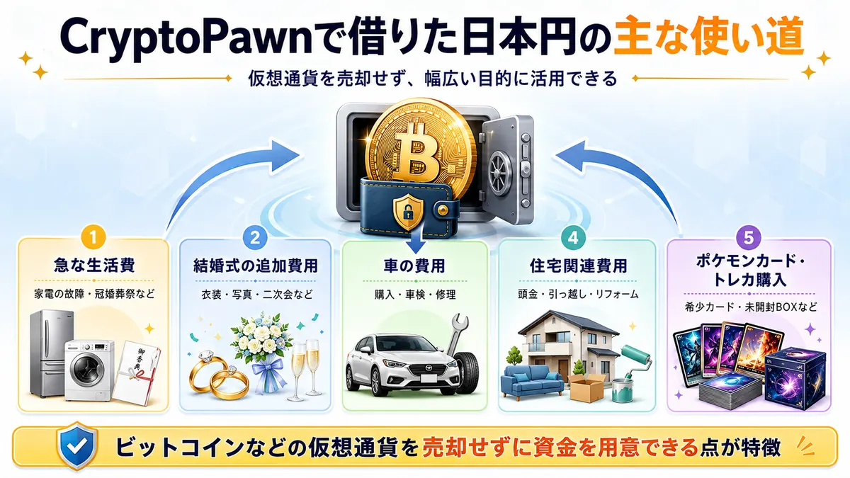 CryptoPawn日本円活用ガイド